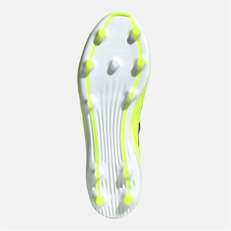 adidas Mens RS15 FG Firm Ground Rugby Boots Lucid Lemon/Core Black/Hi-Res Yellow - Image 2