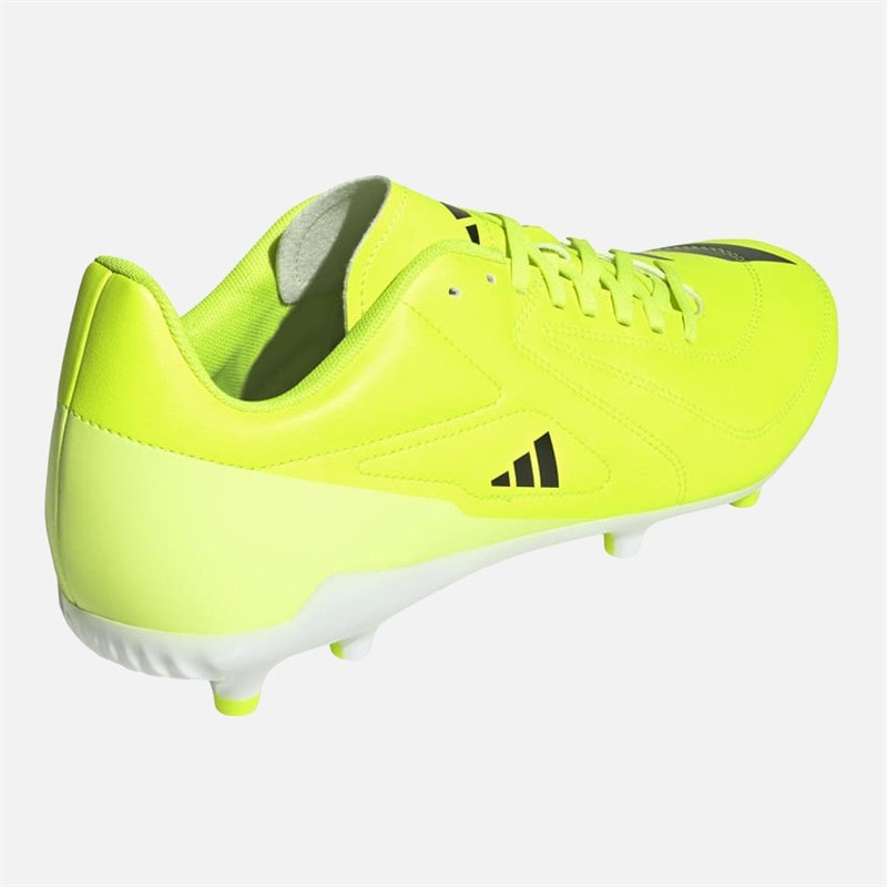 adidas Mens RS15 FG Firm Ground Rugby Boots Lucid Lemon/Core Black/Hi-Res Yellow - Image 3