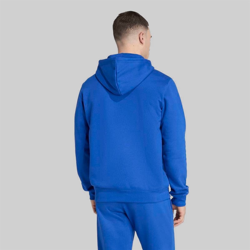 adidas Mens Messi Logo Hoodie Royal Blue - Image 3