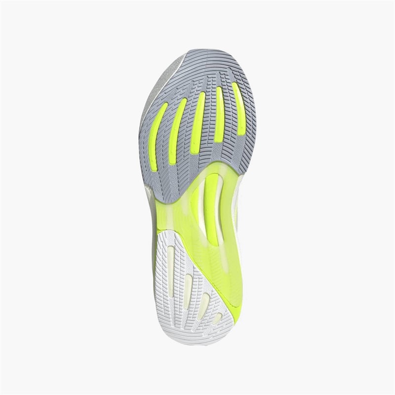 adidas Womens Supernova Rise 2 Neutral Running Shoes Cloud White/Dash Grey/Lucid Lemon - Image 2