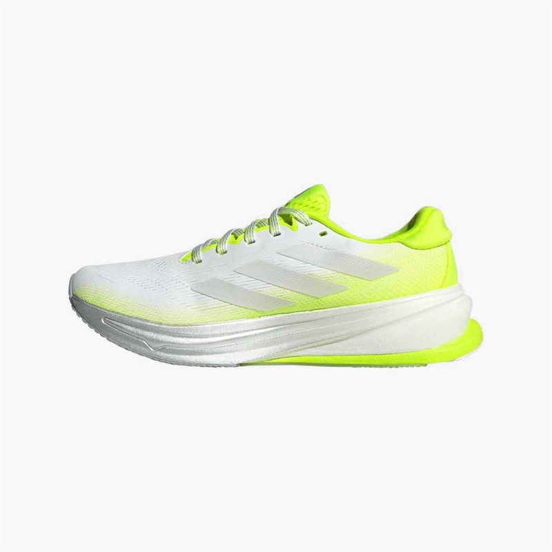 adidas Womens Supernova Rise 2 Neutral Running Shoes Cloud White/Dash Grey/Lucid Lemon - Image 5