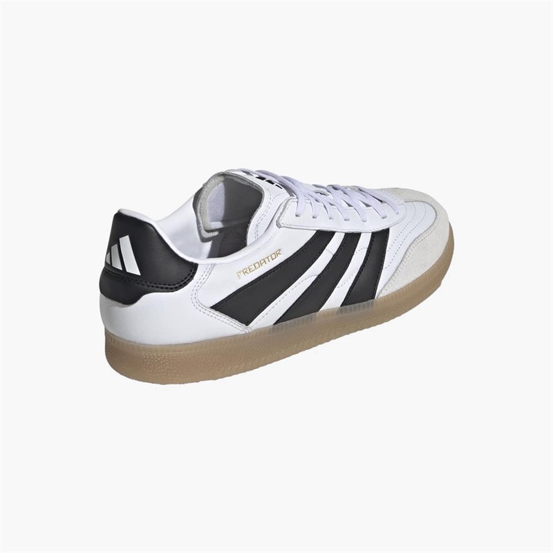 adidas Mens Predator Freestyle IN Indoor Football Boots Cloud White/Core Black/Gold Metallic - Image 3