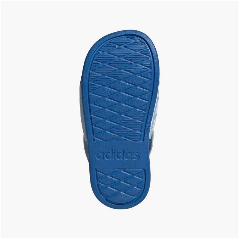 adidas Kids Adilette Estrap Sliders Clear Sky/Cloud White/Bright Royal - Image 2