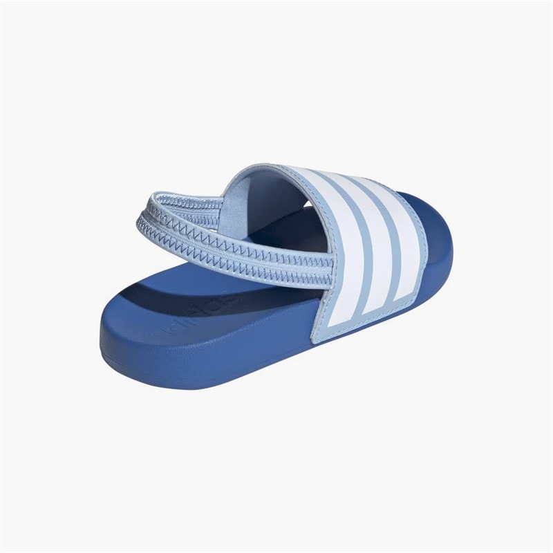 adidas Kids Adilette Estrap Sliders Clear Sky/Cloud White/Bright Royal - Image 3