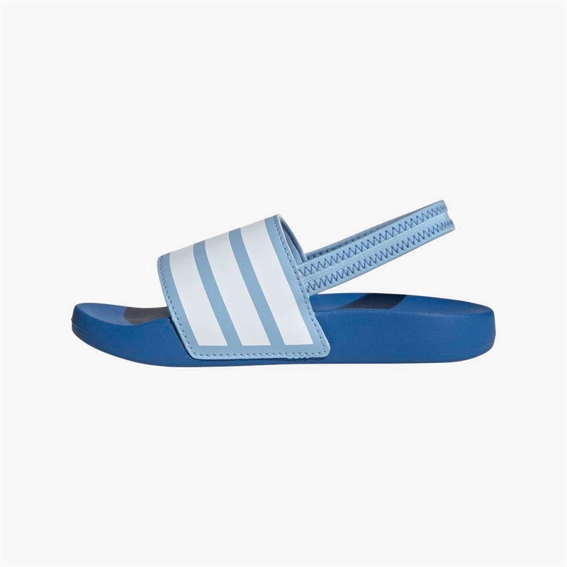 adidas Kids Adilette Estrap Sliders Clear Sky/Cloud White/Bright Royal - Image 5
