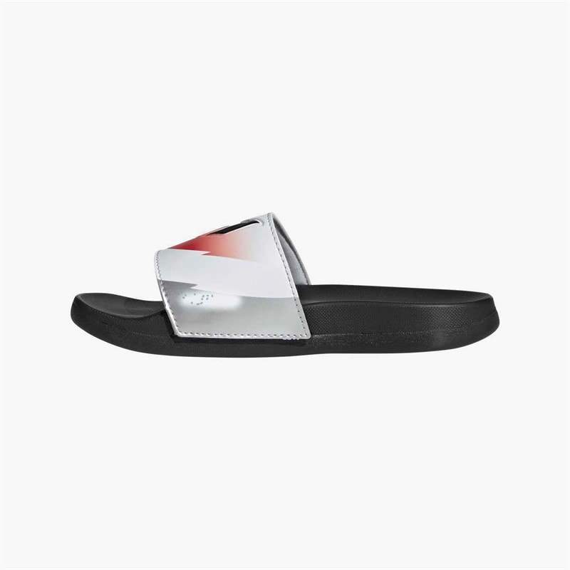 adidas Junior Adilette Comfort Messi Sliders Cloud White/Core Black/Lucid Red - Image 5