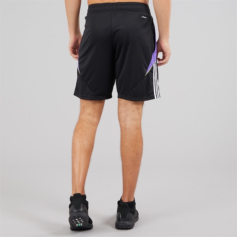 adidas Mens Tiro 24 Shorts Black/Purple Rush - Image 2