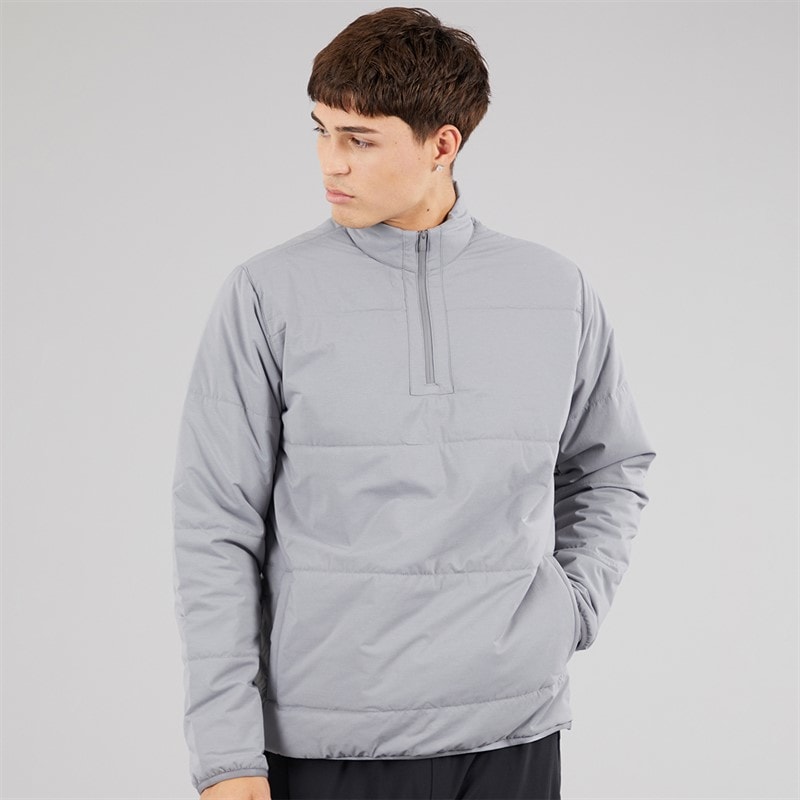 adidas Mens Ultimate 365 Arctic 1/4 Zip Golf Jacket Grey Heather - Image 3