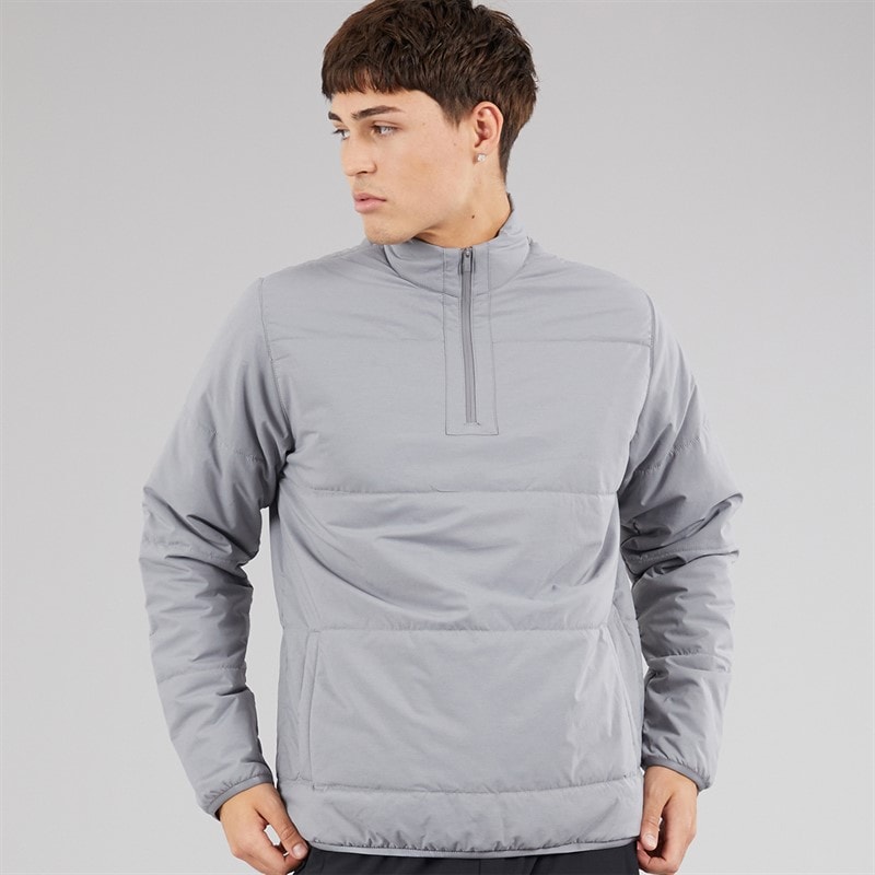 adidas Mens Ultimate 365 Arctic 1/4 Zip Golf Jacket Grey Heather - Image 5