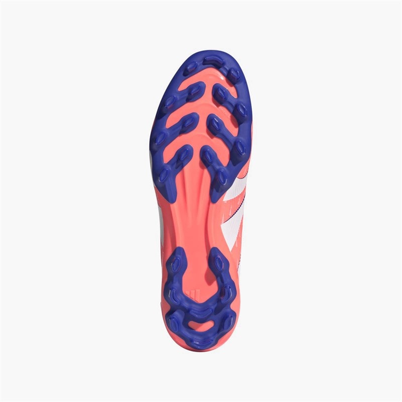 adidas Mens Predator League AG Artificial Ground Football Boots Signal Coral/Cloud White/Beam Orange - Image 2