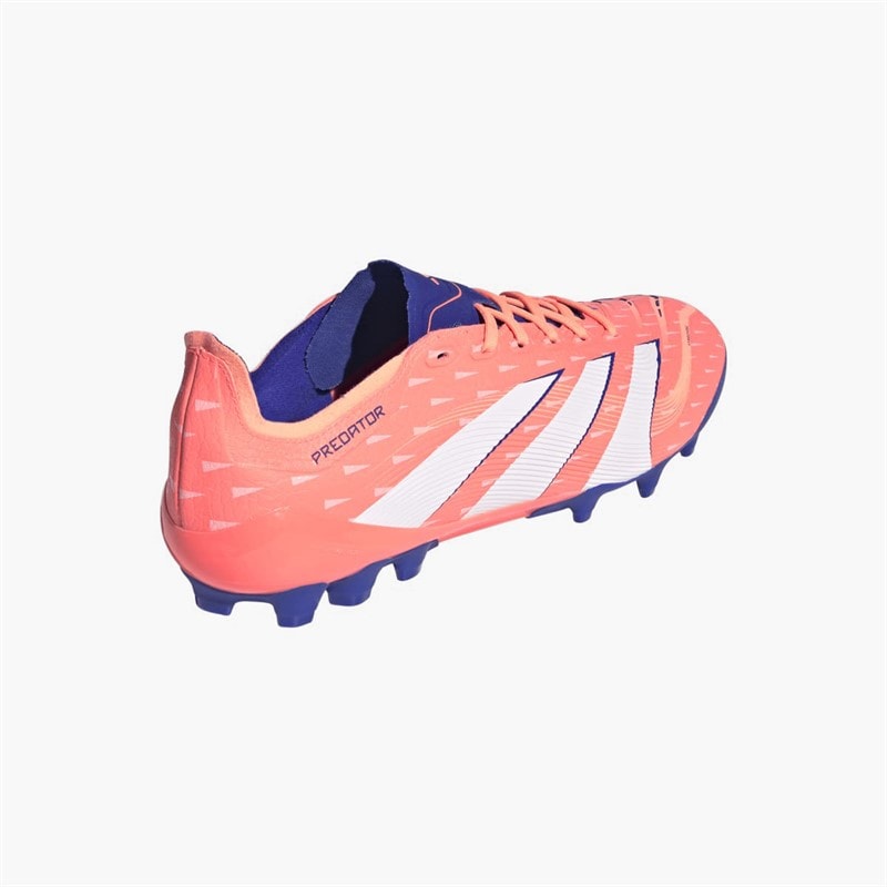 adidas Mens Predator League AG Artificial Ground Football Boots Signal Coral/Cloud White/Beam Orange - Image 3