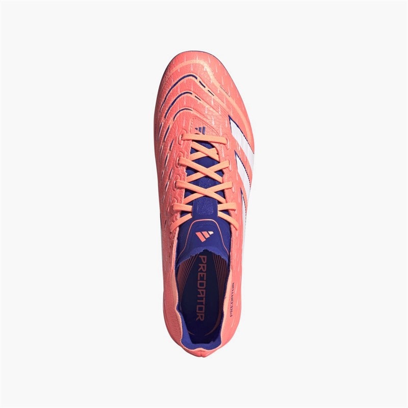 adidas Mens Predator League AG Artificial Ground Football Boots Signal Coral/Cloud White/Beam Orange - Image 4