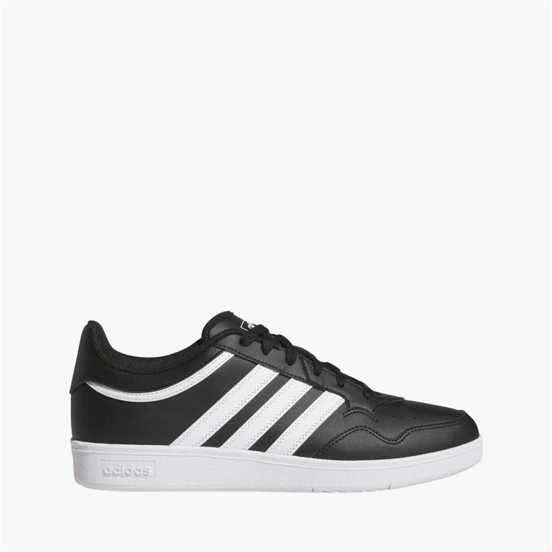 adidas Mens Hoops 4.0 Trainers Core Black/Cloud White/Core Black - Image 1