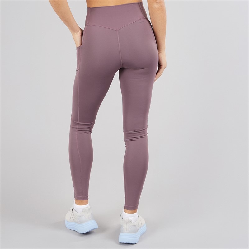 adidas Womens Optime 7/8 Leggings Shadow Fig - Image 2