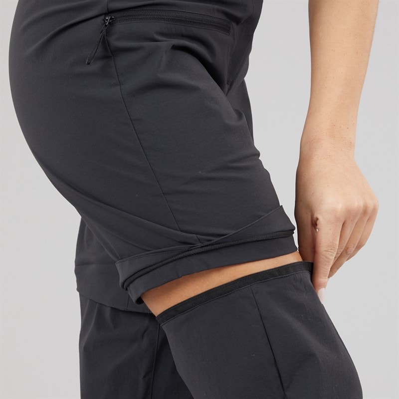 adidas Womens Terrex Utilitas Zip Off Hiking Pants Black - Image 3