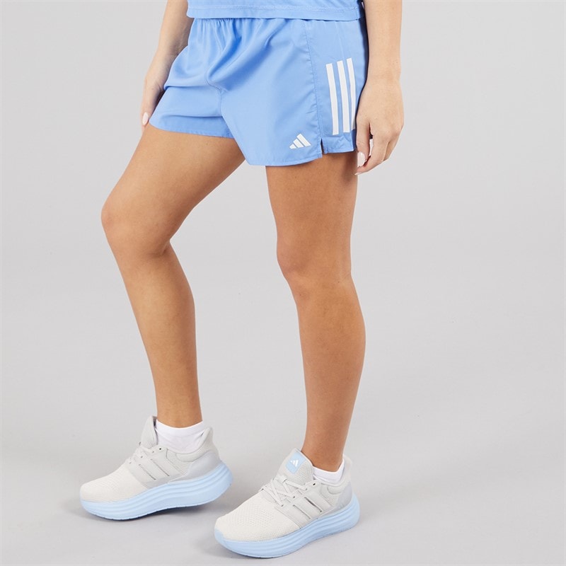 adidas Womens Own The Run Running Shorts Blue Fusion - Image 1