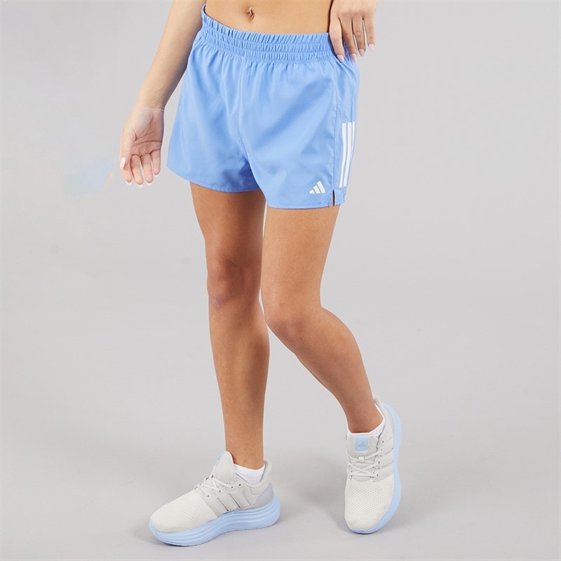 adidas Womens Own The Run Running Shorts Blue Fusion - Image 3