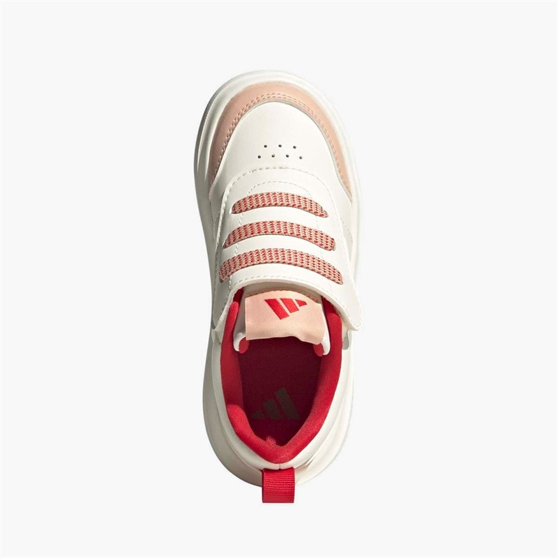 adidas Kids Park St Chinese New Year Velcro Trainers Off White/Pure Ruby/Core White - Image 4