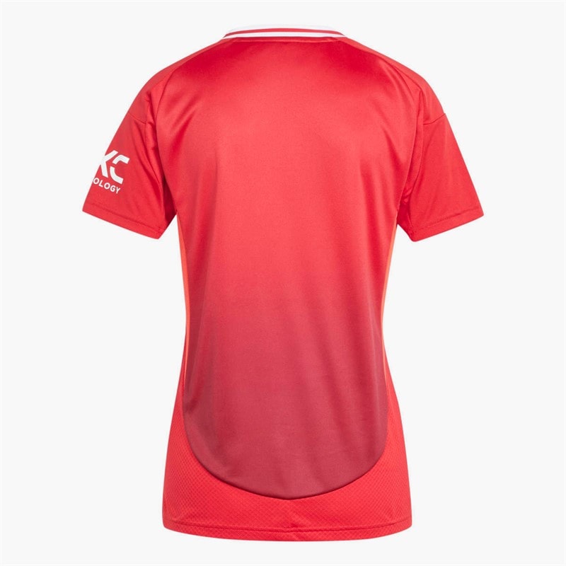 adidas Womens MUFC Manchester United 24/25 Home Jersey Mufc Red - Image 2