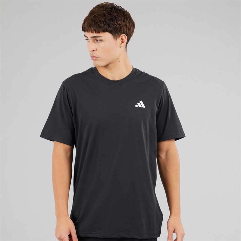 adidas Mens Train Essentials Feelready Training T-Shirt Black/White - Image 1