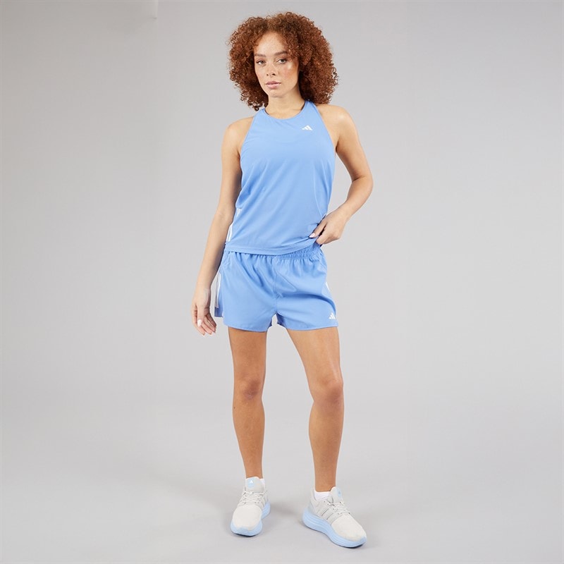 adidas Womens Own The Run Running Vest Blue Fusion - Image 4