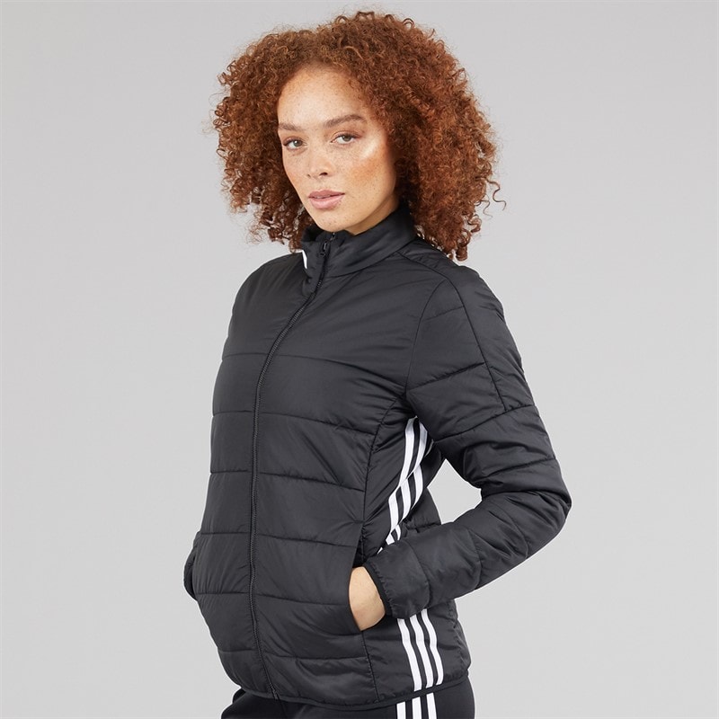 adidas Womens Puffer Golf Jacket Black - Image 3