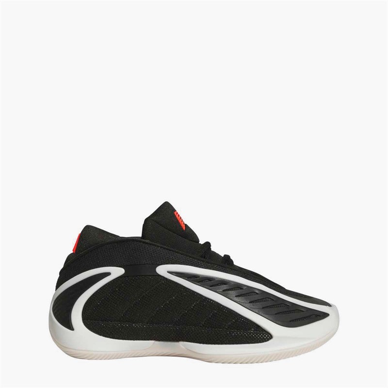 adidas Junior Anthony Edwards 2 Basketball Trainers Core Black/Zero Metalic/Lucid Red - Image 1