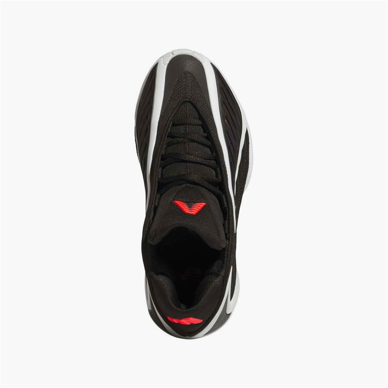 adidas Junior Anthony Edwards 2 Basketball Trainers Core Black/Zero Metalic/Lucid Red - Image 4