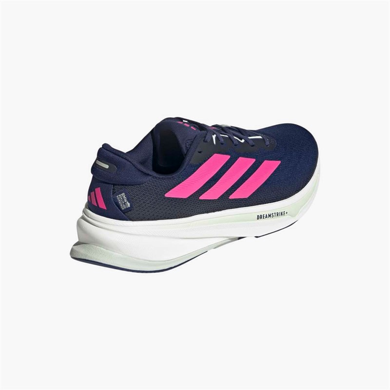 adidas Mens Supernova Rise 2 Neutral Running Shoes Dark Blue/Shock Pink/Linen Green - Image 3