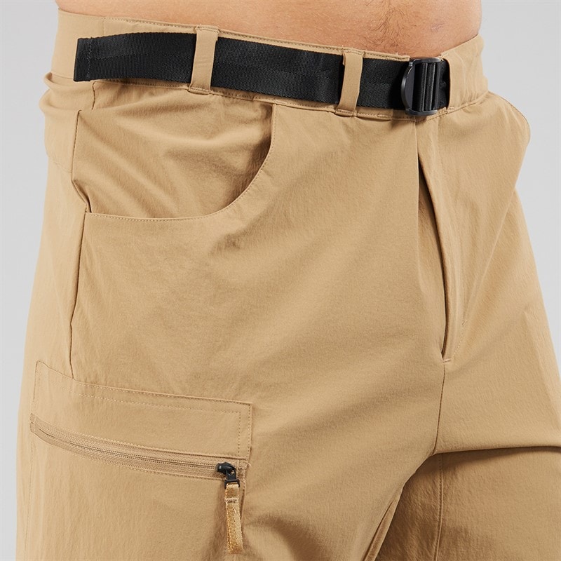 adidas Mens Terrex Utilitas Zip Off Hiking Pants Cardboard - Image 5
