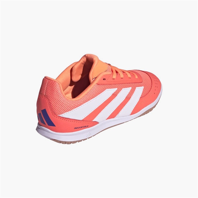 adidas Junior Predator Club Sala In Indoor Football Boots Signal Coral/Cloud White/Beam Orange - Image 3