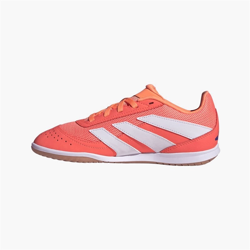 adidas Junior Predator Club Sala In Indoor Football Boots Signal Coral/Cloud White/Beam Orange - Image 5