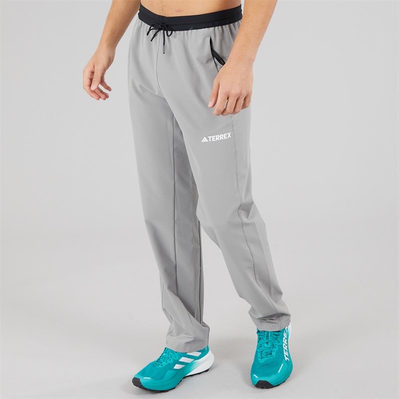 adidas Mens Terrex Liteflex Hiking Pants Charcoal Solid Grey - Image 3