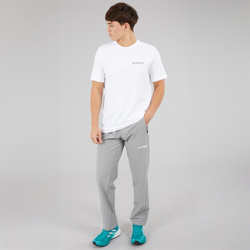 adidas Mens Terrex Liteflex Hiking Pants Charcoal Solid Grey - Image 4
