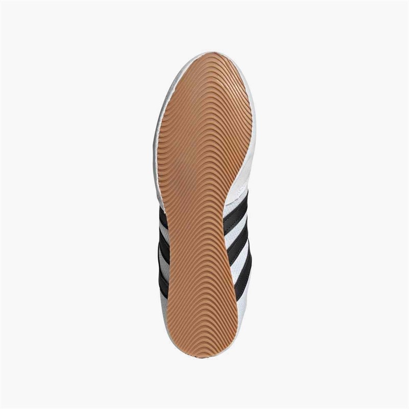 adidas Mens Box Hog 2.0 Boxing Shoes Cloud White/Core Black/Cloud White - Image 2