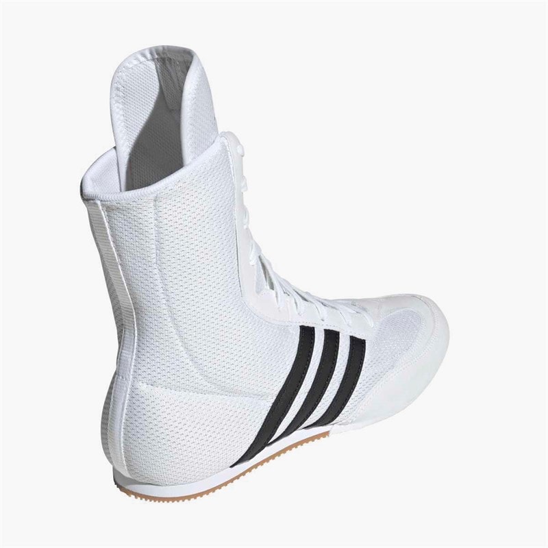 adidas Mens Box Hog 2.0 Boxing Shoes Cloud White/Core Black/Cloud White - Image 3