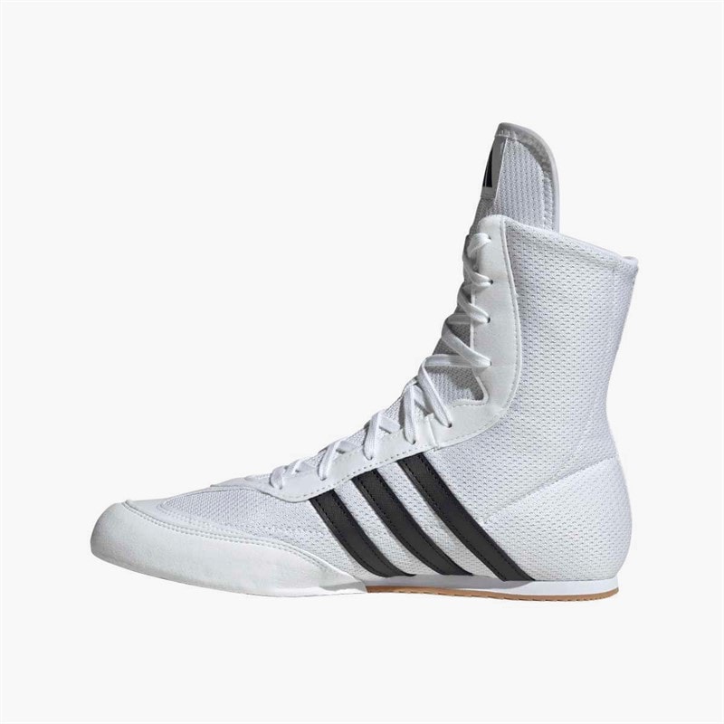 adidas Mens Box Hog 2.0 Boxing Shoes Cloud White/Core Black/Cloud White - Image 5