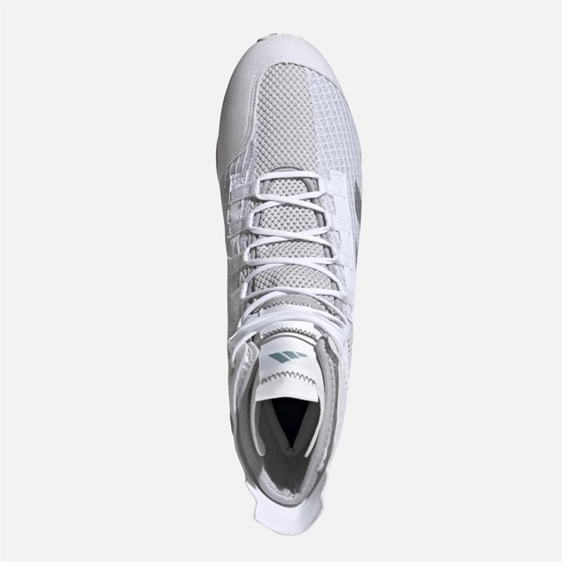 adidas Mens Speedex 23 Boxing Shoes Cloud White/Grey Three/Powder Teal - Image 4