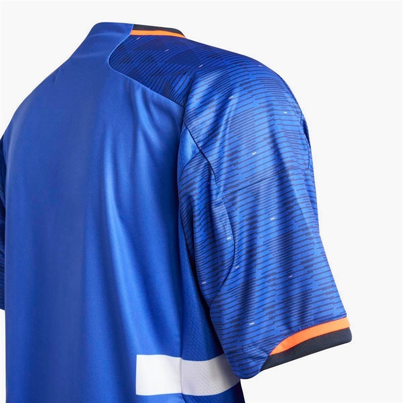 adidas Mens FFHB France Handball 25/26 Home Replica Jersey Semi Lucid Blue - Image 4