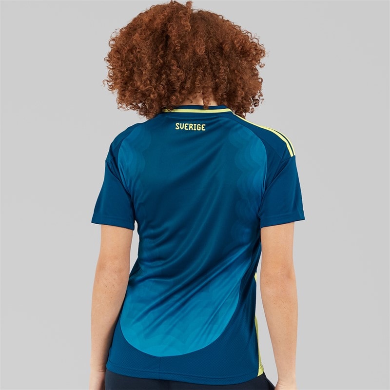 adidas Womens SWE Sweden 2025 Away Jersey Legend Marine - Image 2