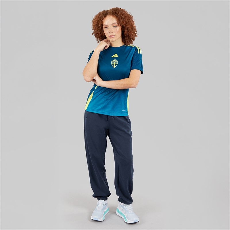 adidas Womens SWE Sweden 2025 Away Jersey Legend Marine - Image 4
