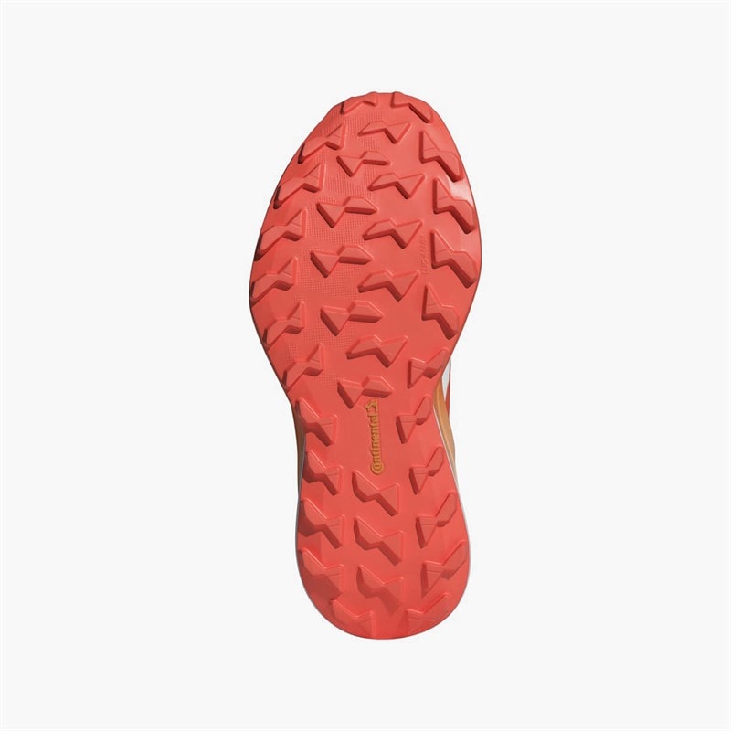 adidas Womens Terrex Agravic 3 Trail Running Shoes Cloud White/Semi Impact Orange/Dash Grey - Image 2