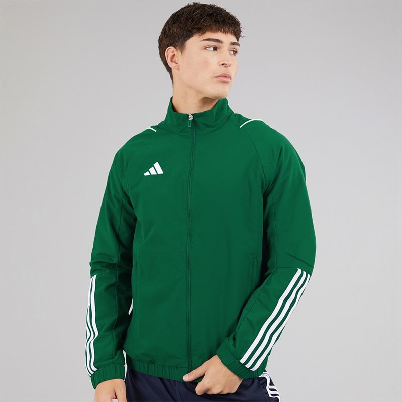 adidas Mens Tiro 23 Competition Presentation Jackets Dark Green - Image 3