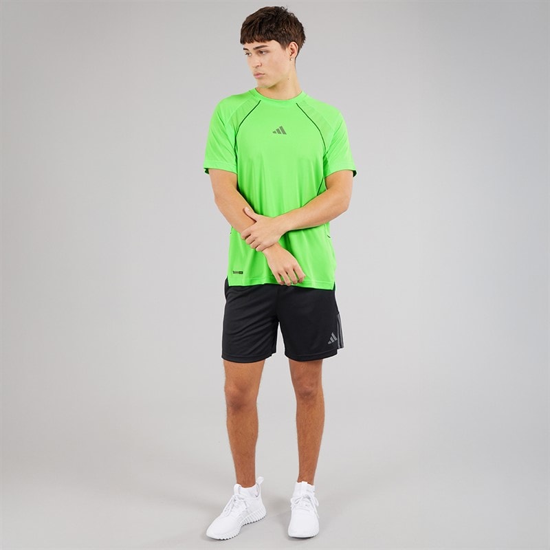 adidas Mens Tech Apparel Climacool T-Shirt Lime Burst - Image 4