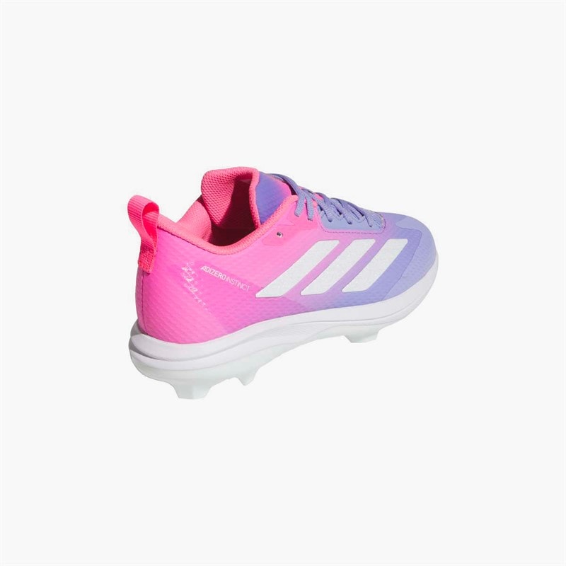 adidas Junior Adizero Instinct 2.0 Softball Shoes Lucid Pink/Cloud White/Light Purple - Image 3
