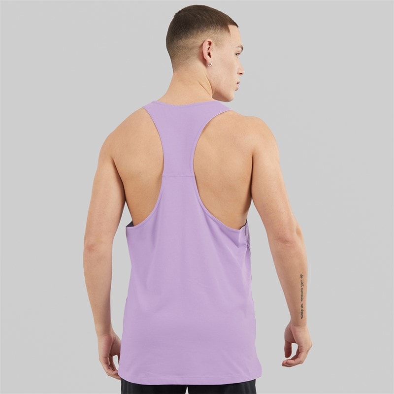 adidas Mens Prime Lift Workout Training Vest Powder Plum - Image 2
