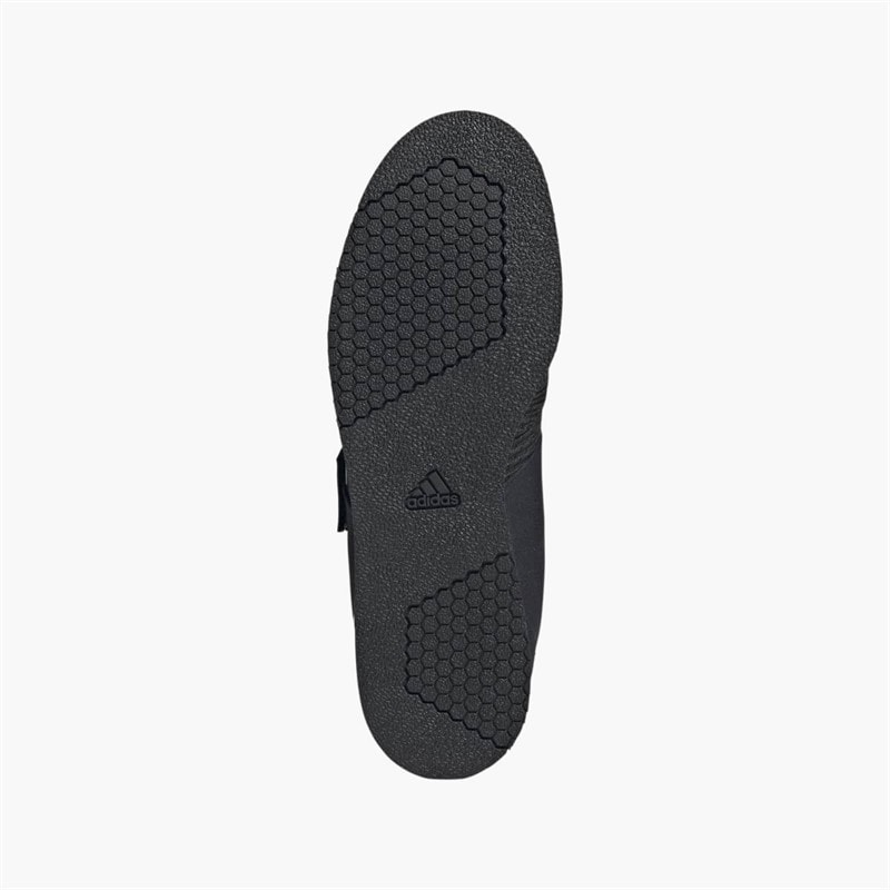 adidas Mens Powerlift 5 Weight Lifting Training Shoes Core Black/Cloud White/Pure Ruby - Image 2