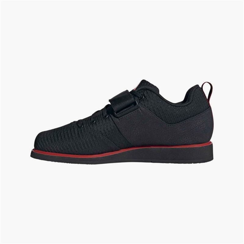 adidas Mens Powerlift 5 Weight Lifting Training Shoes Core Black/Cloud White/Pure Ruby - Image 5