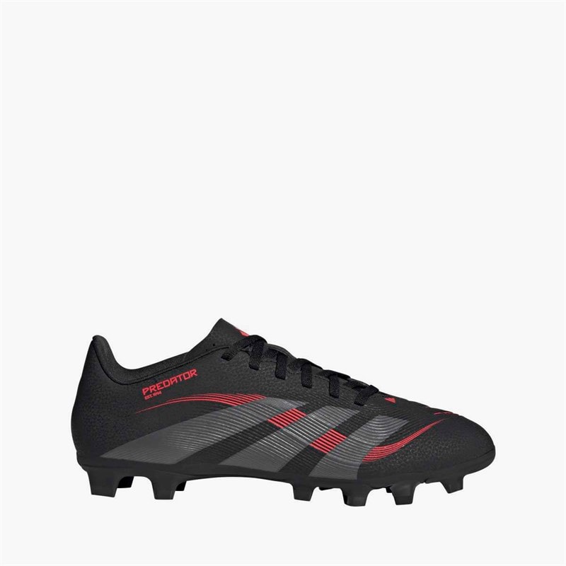 adidas Mens Predator Club Stealth Victory Pack FG/MG Firm/Multi Ground Football Boots Core Black/Grey Four/Lucid Red - Image 1