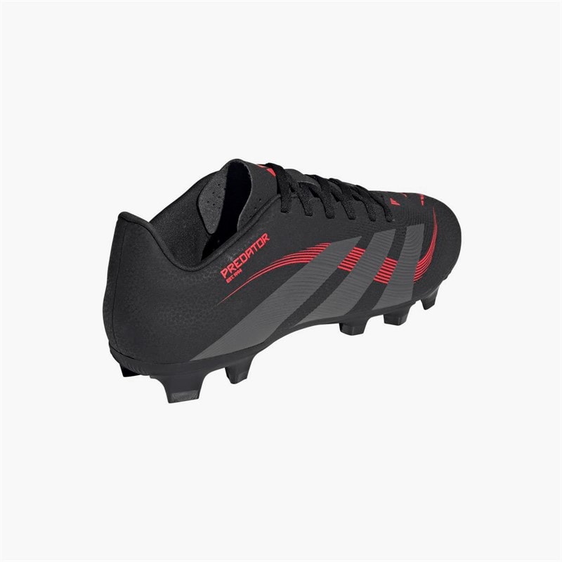 adidas Mens Predator Club Stealth Victory Pack FG/MG Firm/Multi Ground Football Boots Core Black/Grey Four/Lucid Red - Image 3